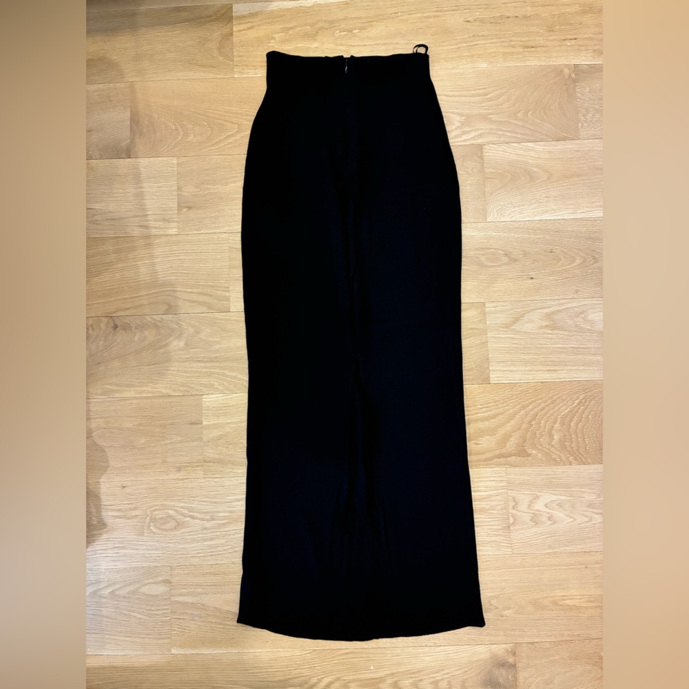 Reformation Black Two-Piece Crop Top & Maxi Skirt Set - Picture 3 of 10